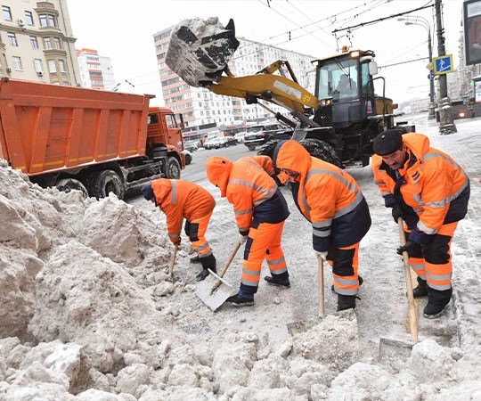 Уборка снега в Сортавале и  Республике Карелии