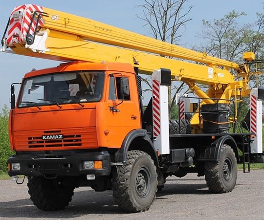 Аренда автовышки в Сортавале и  Республике Карелии